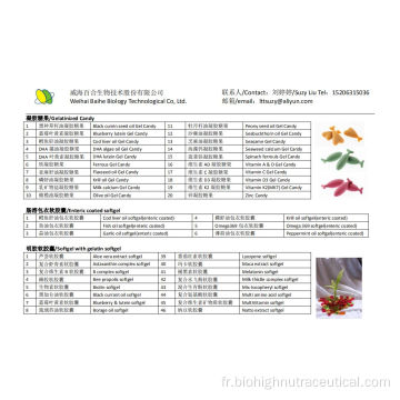 Gélule de vitamine D3 2000IU